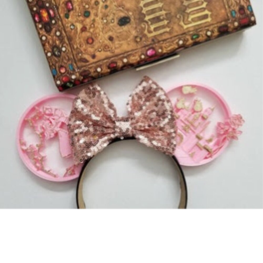🌟 Sleeping Beauty Aurora-Inspired, 3D Print Ears (No Bow)